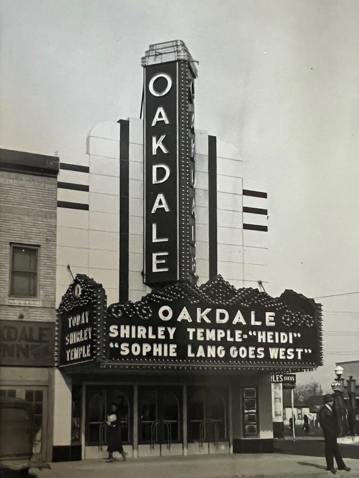 Oakdale Theatre Hazel Park MI 1937 AS Johnson photo  Oakdale Theatre, Hazel Park